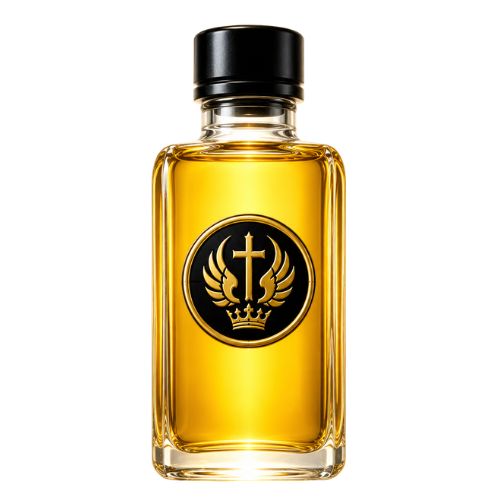 Anointing oil with the official transcendent flame, Ministries emblem. The bottle never runs dry.